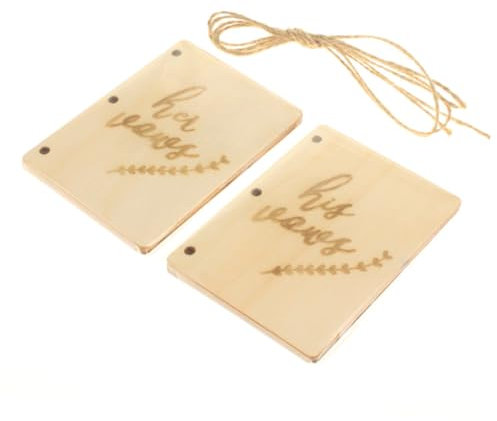 Cabilock 4er-Pack Gelübdebücher Für Sie Und Ihn Notizbuch Aus Kraftpapier Aus Holz Gelübdebücher Für Die Hochzeit Stabile Bastelhefte Für Braut Bräutigam Verlobungsgeschenk