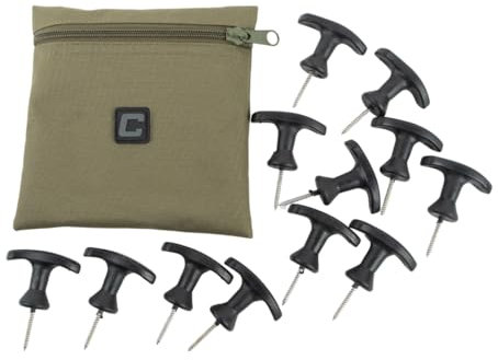 Carper Tackle Bivvy Screw Platform Pegs