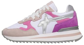 w6yz Sneakers aus technischem Gewebe und Veloursleder