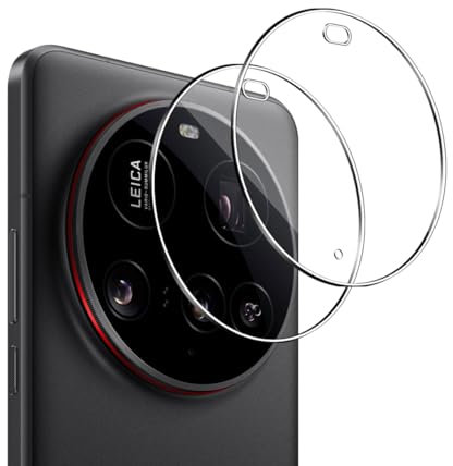 Lutree für Xiaomi 15 Ultra für Panzerglas Kameraschutz, 2 Stück 9H Härte Anti- Kratzer Linse Schutzglas, HD Hinten Kameraschutz Displayschutz