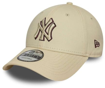 New Era Team Outline 9Forty Adjustable Cap NY Yankees Beige, Size:OneSize