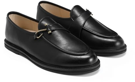 Allthemen Mocassins Homme Elegant Loafers PU Brogues Chaussures Slip on