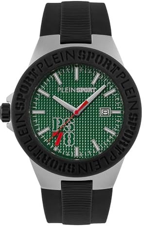 Plein Sport Herren Uhr Analog Quarz Vortex Silikon