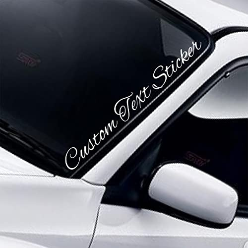 Custom Text Car Sticker Personalised Name Lettering Windscreen Bodywork Stickers Vinyl Decal 55cm