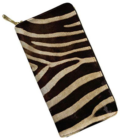 UFDIS , Damen Damen-Geldbörse Mehrfarbig Zebra (C752) Einheitsgröße