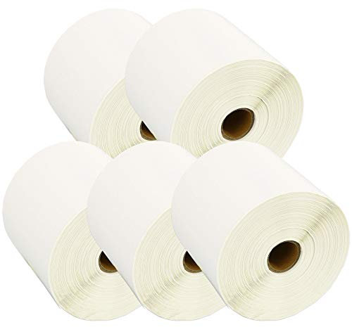 Cartridges Kingdom 5 x Zebra 100mm x 150mm Etiketten (500 Stück/Rolle) kompatibel zu Zebra GK420d GK420t GC420d GX420d GX420t GC420t GX430t GT800 ZD420 LP2844 Citizen CL-S521 Etikettendrucker