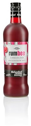 BIRKENHOF Brennerei | Rum-Bee - Himbeerlikör mit Rum | (1 x 0,7l ) - 15 % vol.