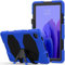 TECHGEAR G-Shock Étui pour Samsung Galaxy Tab A7 10.4 2020 (SM-T500 / SM-T505) Coque Rigide, Haute Protection Anti-Choc avec Support Amovible - Housse pour Enfants Écoles Ouvriers Bâtiments - Bleu