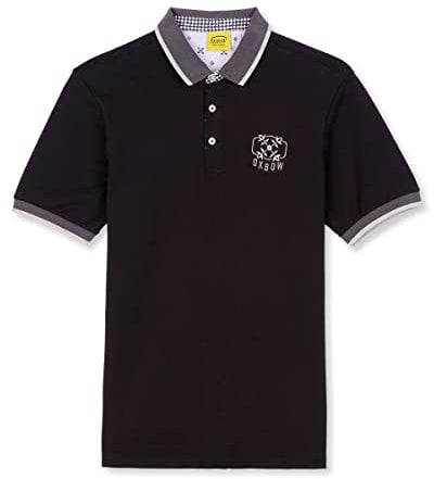 OXBOW O1NACHEM Polo manches courtes piqué Noir S