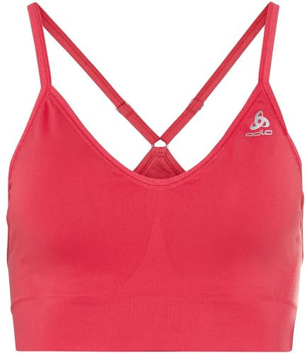 Odlo Damen PADDED SEAMLESS SOFT 2.0 gepolsterter Sport BH, paradise pink, XS