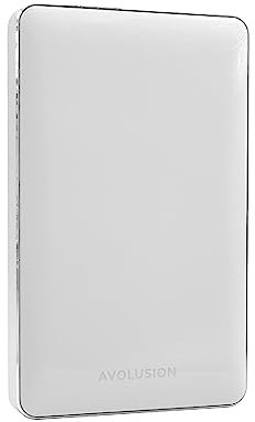 Avolusion T1 Series USB 3.0 Portable External Gaming PS4 Hard Drive - White (Pre-Formatted) - 2 Year Warranty (1TB) (Renewed)