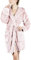 Gräfenstayn Bademantel Damen flauschig mit Kapuze - Kuschelfleece - Öko-Tex Standard 100 - Morgenmantel leicht & kurz - Größe (XL, Rosa)