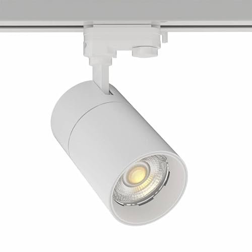 LEDBOX Foco carril Trifásico PIKE RAIL LED blanco 30W, CCT, Triac regulable, 3000-4000-6000K
