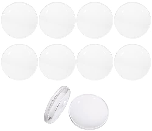 iplusmile VR Headset Replacement Biconvex Lenses 37mm (10-Pack) – Clear Acrylic Anti-Distortion & Light-Blocking Optics for DIY Cardboard VR, Gaming & 3D Movies for Enthusiasts, DIY Builders