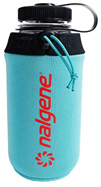 Nalgene Bottle Sleeve - Neoprene Water Bottle Sleeve - Prevents Condensation, Insulates Beverages Bottle Holder Sleeve - Designed for 32 Oz Bottle - Capri Teal