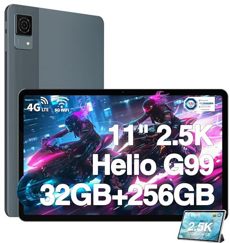 DOOGEE T30 Ultra Tablette Android 14,11 Pouces 2.5K Full HD 2560 * 1600 /MTK Helio G99 2.2 GHz,32GO RAM+256GB ROM(2TB)/8580mAh/18W/20MP/Hi-Res/GPS/Face ID