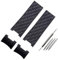 BRART 22 x 20 mm Taucher und Marine wasserdichtes Silikon-Gummi-Uhrenarmband für Ulysse Nardin Man Armbandwerkzeuge, 22 mm, Achat
