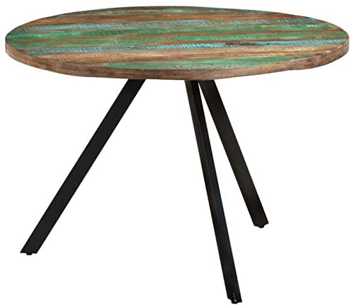 CIADAZ Mesa de Comedor, Mesa Cocina, Mesas Decomedor, Mesas Salón Comedor, Cocina Muebles, Madera Maciza reciclada 110x75 cm