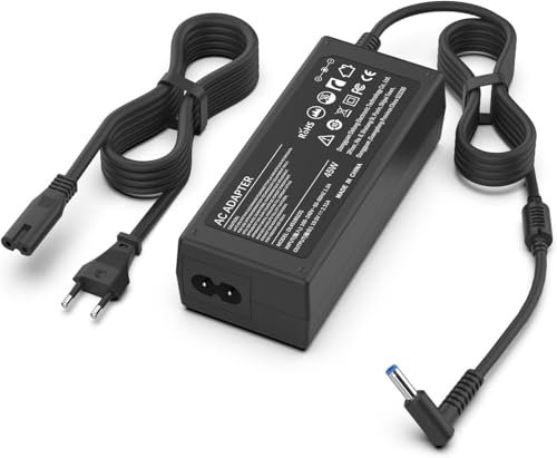 Cargador HP portatil 45W 19.5V 2.31A Adaptador para HP probook 440 450 470 G3-G8 Pavilion X360 11 13 15 Elitebook 840 830 850 Stream 11 13 14 741727-001 HSTNN-CA40 【4,5 * 3,0MM】
