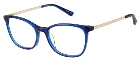 DAKOTA Brille mit Sehstärke für Damen optional mit Sonnenbrillentönung oder Blaulichtfilter, Oval, gefertigt aus Acetat (inklusive Brillenetui)