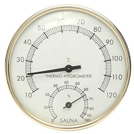 Thermomètre Hygromètre D'intérieur 2 En 1 Moniteur Température D'humidité Pour Sauna Domestique 10 °C ~ 120 °C/0 ~