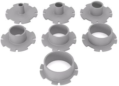 Jeu de douilles de copiage pour Bosch POF/GOF/GMF/GKF | Bagues de copiage pour défonceuses Bosch (Set 1: 10/15/20/25/30/35/40)