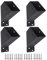Pergola Angle Brackets, Pergola Connector Kit, Heavy Duty Support Bracket, 45 Degree Bracket, Pergola Brackets With Screws, Improved Durability, Versatile Applications For Beam
