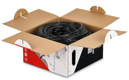 GASIASHOP SRL MATASSA 305 METRI CAVO DI RETE U/UTP CAT.5E RIPIENO DI GEL PER USO ESTERNO ED INTERRAMENTO 100% RAME