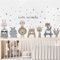 Yistoi Pegatinas de Pared Animales, Jungla Árbol Vinilos, Adhesivos Habitación Infantiles Niño Bebé, Pegatinas Pared Infantiles, para Habitación Infantil, Salón y Dormitorios (Blanco y negro)