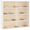 HOMEELIKE Sammlervitrine aus Holz mit T¨¹Ren 40x8,5x37 cm
