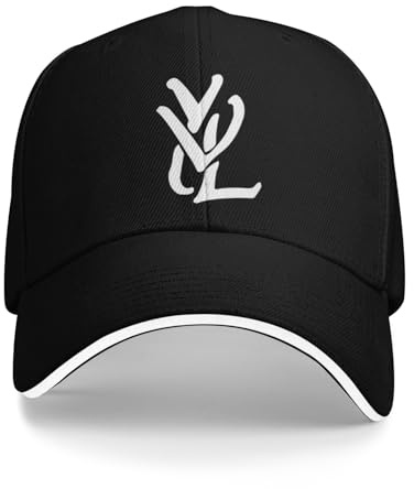 UKHQFED Klassische vielseitige Baseballkappe YVL Mode Sandwich Kappen für Männer Frauen Atmungsaktive Sonnenkappe Outdoor Outdoor Orte PLeisure Sportgeschenke