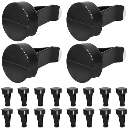 MOLUCKFU 20 Stück Kfz Steckdosenclips aus Edelstahl und Kunststoff Auto Lüftungsschlitzclip fürs Auto Einfacher Anbau Frischer Duft für Innenraum