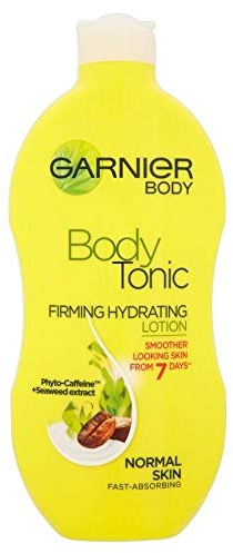Garnier Body Tonic Firming Body Lotion 400ml, With g Phyto-Caffeine & Seaweed Extract, Skin Appears Toned & Firmer After 7 days, Hydrates & Smoothens Skin Texture, Fast Absorbing & Non-Greasy