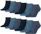 PUMA 12 Paar Sneaker Invisible Socken Gr. 35-49 Unisex für Damen Herren Füßlinge, Farbe:460 denim blue, Socken & Strümpfe:47-49