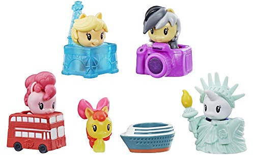 My Little Pony Toy Cutie Mark Crew Series 4 Surprise Pack: Sightseeing Fun Collectible 5 Pack with 2 Mystery Figures, Kids Ages 4 & Up