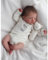ZIYIUI Lebensechte Puppen Reborn Babypuppe Mädchen Handarbeit Silikon Reborn Babys Puppe Outfit 48 cm Kinder Spielzeug