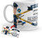 Kembilove Taza de Café del Mejor Policía Nacional del Mundo – Taza de Desayuno para la Oficina – Taza de Café y Té para Profesionales – Taza de Cerámica Impresa – Tazas Profesiones Policías nacionales