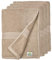 leevitex® Handtuch-Set, saugstark, 50 x 100 cm | Qualität 500 g/m² | 100% Baumwolle | Sand