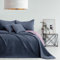 AmeliaHome Tagesdecke anthrazit Flieder 200x220 Bettüberwürf zweiseitig Ultrasonic Steppung Polyester Softa
