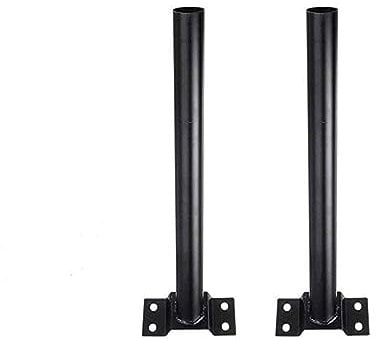 CLICLED 2PZ Staffa palo per lampione stradale 48cm 4.8 diametro supporto faro