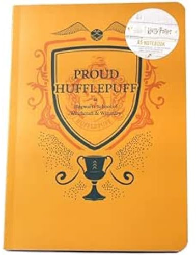 Harry Potter Half Moon Bay - Taccuino A5, con scritta in lingua inglese Proud Tassorosso, formato A5, merchandising Tassorosso
