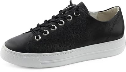 Paul Green Damen, Frauen Low-Top Sneaker,straßenschuhe,Strassenschuhe,Sportschuhe,Freizeitschuhe,schnürschuhe,schnürer,Schwarz (Nein),42 EU / 8 UK