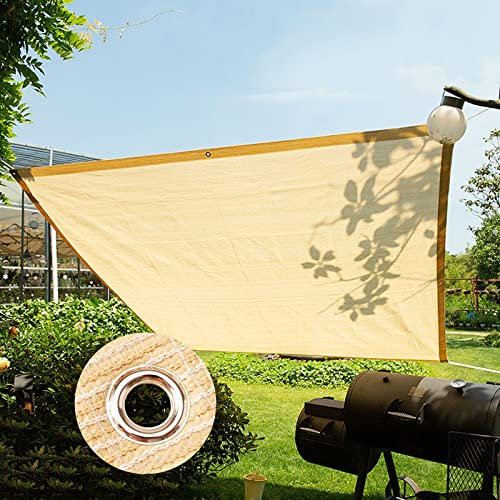 V3VOGUE Terassenüberdachung - Segel Sonnenschutz,wetterbeständig,luftdurchlässig,seilspannmarkise,für Gärten, Terrassen, Sandkästen, Eingangsbereiche, Rasenflächen,Schattierungsnetz