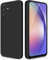 GiiYoon Cover per Samsung Galaxy A54 5G Custodia in Silicone, Custodia Antiurto Case Sottile in Silicone TPU con Strato Interno in Fibra e Protezione della Fotocamera, Nero