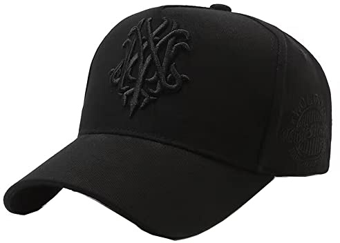 QI YUAN Vintage Basecap Herren Kappe Baumwoll Bestickte Cap Freizeit Outdoor Mütze