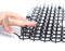 Cat Deterrent Mat, 22x22cm Cat Spike Mat Anti Cat Dog Network Spike Mat Outdoor Garden Fence Animal Barrier (Black)