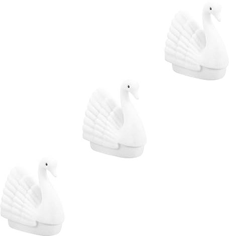 ABOOFAN 3stücke Swan Schmuckbox Für Ringe Und Ohrringe Tragbare Schmuckaufbewahrung Mit Praktischem Deckel Für Reisen Und Aufbewahrung Von Halsketten Armbändern Und Anhängern