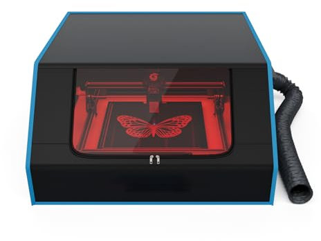 B1 Lasergravur Gehäuse, 680x765x380mm Lasergehäuse für Lasergravurmaschine, Schutzgehäuse für Laserschneider, Laser Gehäuse Schutzhülle, Feuerfest, Wasserdicht, Schalldicht