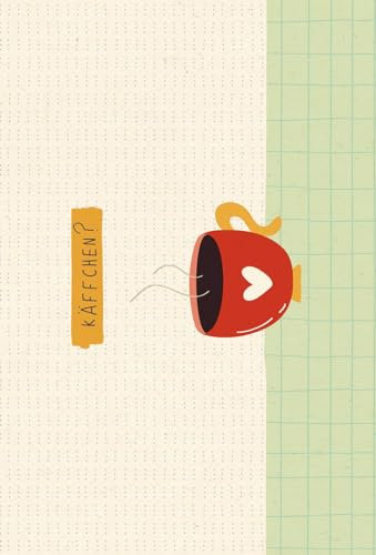 Skorpion Postkarte Spruch Käffchen Tasse Kaffee, Zuckerrohrpapier