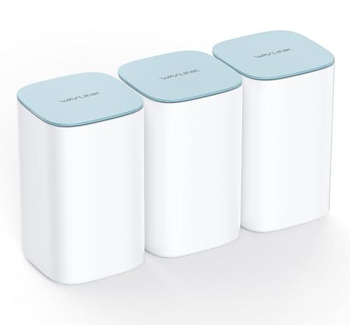 WAVLINK AX3000 WiFi6 Mesh System, enrutador/extensor VPN de doble banda para todo el hogar, cubre hasta 4800 pies cuadrados, conecta 256 dispositivos, antenas de 5 x 5 dBi, 2x2 MU-MIMO y OFDMA,